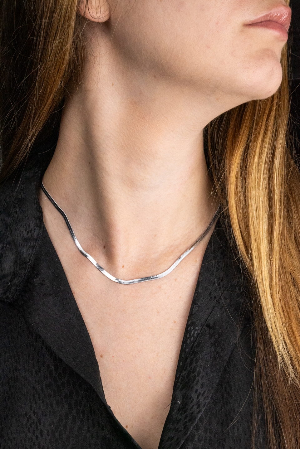 Colar Fita Lisa 3mm