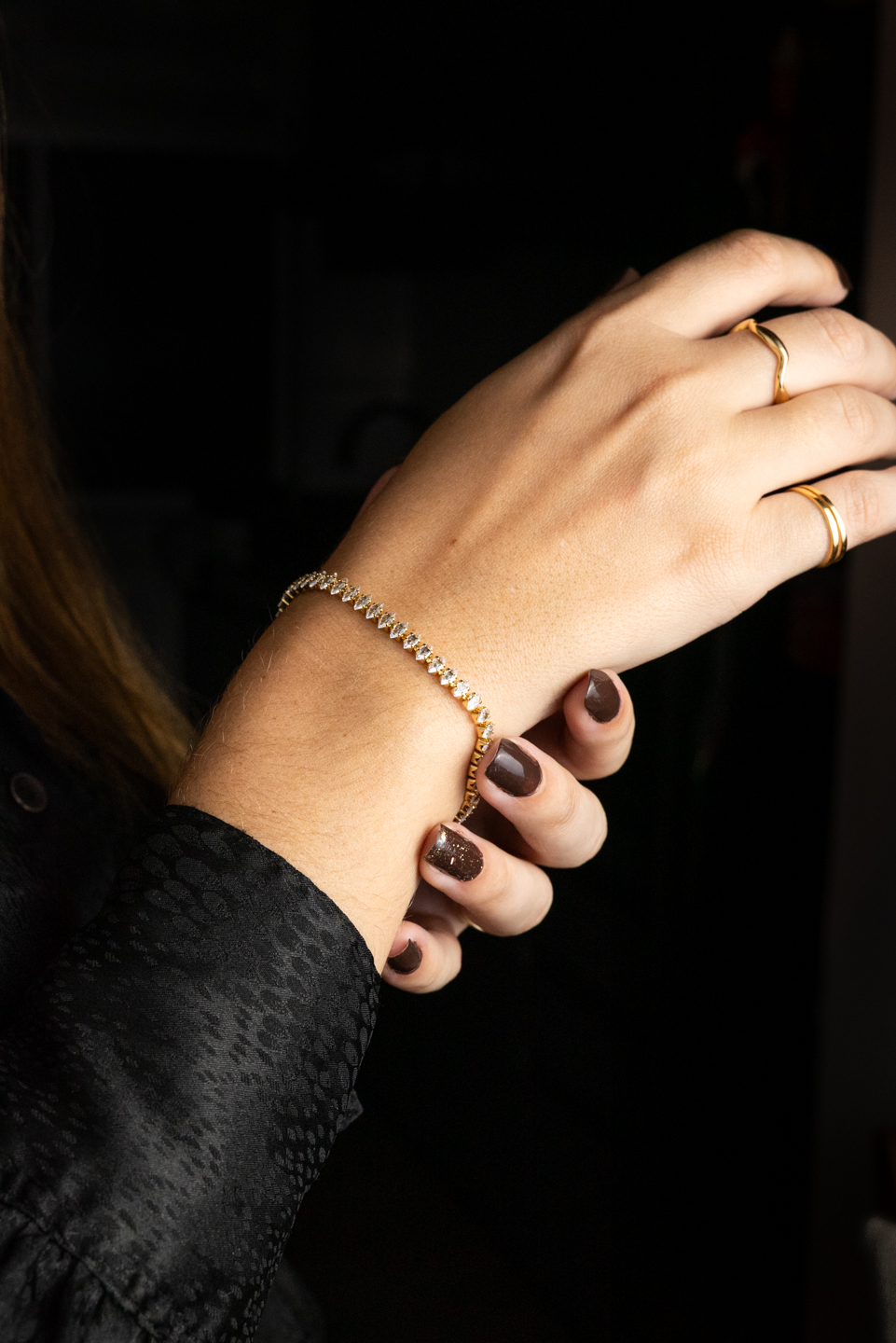 Pulseira Riviera Navete Gota Pequena