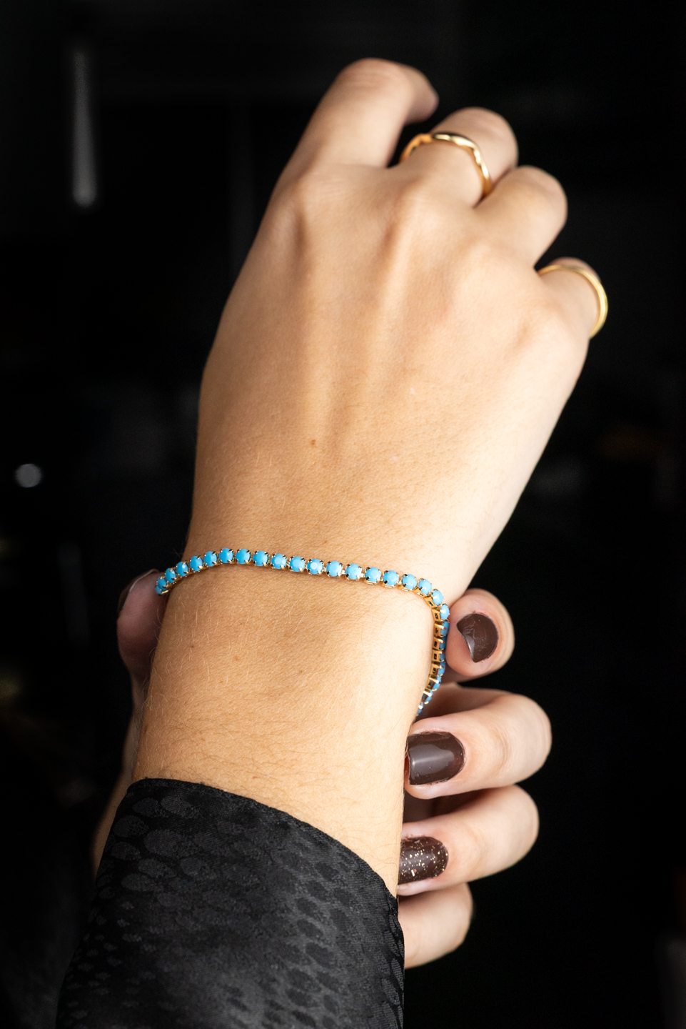 Pulseira Riviera Azul Fosco
